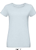 Camiseta Mujer Martin Serigrafia Digital Sols - Color Azul Crema